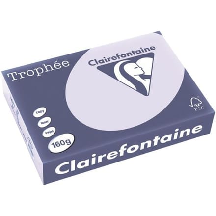 Clairefontaine Lila A4 Gekleurd papier 160 grams (250 vel)