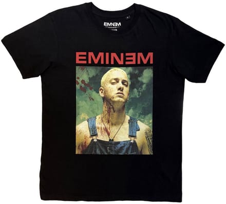 Eminem - Bloody Heren Tshirt - S - Zwart