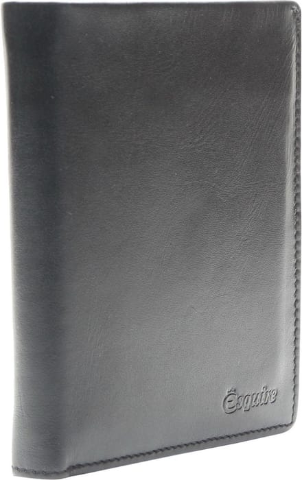Esquire Portemonnee New Silk Wallet Black Zwart