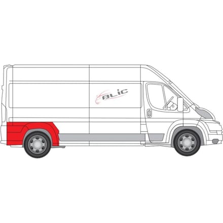 Wielkastbekleding, binnenspatbord BLIC 6504-03-2097594K