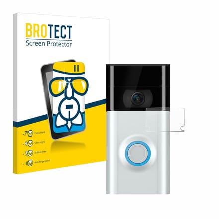 Screenprotector voor Ring Doorbell 2 (Lens) Beschermglas transparant