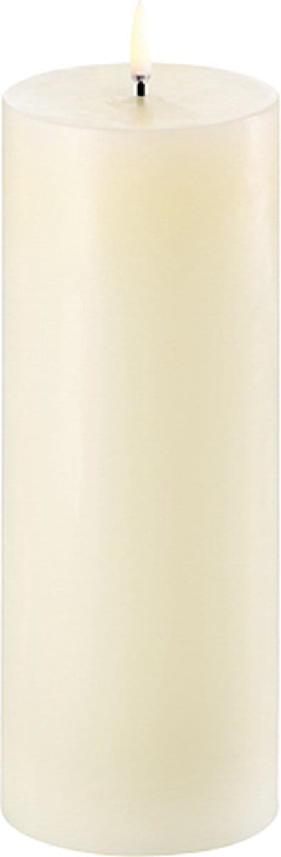 Uyuni Led Rustieke Kaars Ivory - 7,8x20,3 cm - Led kaars