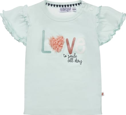 Dirkje R-SMILE Meisjes T-shirt - Mint - Maat 92
