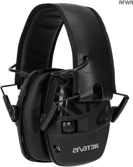 RFWR® Opvouwbare Gehoorbescherming met Dubbele Microfoon en AUX Audio