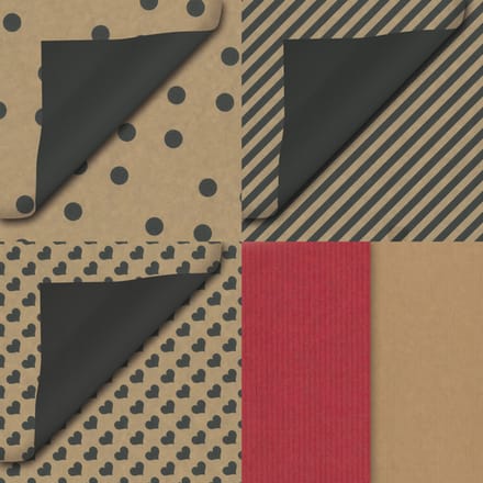 Cadeauzak Special Wrap kraft 12x19cm  assorti