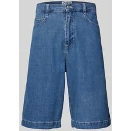 Korte regular fit jeans in 5-pocketmodel