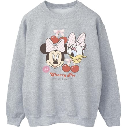 Disney Dames/Dames Cherry Pie Minnie Mouse Sweatshirt (Sportgrijs)