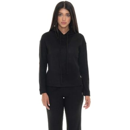 Capuchon sweaters Leone 1947 Woman Hoody Rib Warm Touch