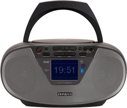 Aiwa BBTU-500DAB Zwart Radio met DAB+ - CD -USB - Bluetooth