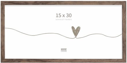 Deknudt Frames fotolijst S45RH3 - bruin - hout - 15x30 cm