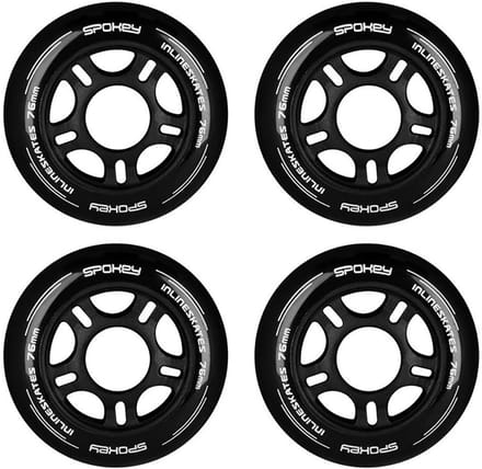 Spokey Pu 76 Mm Skateboardwielen Zwart 76 x 24 mm