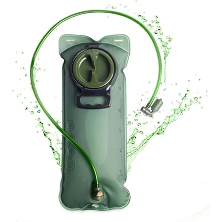 2.5L Hydratatieblaas Lekvrije Waterblaas Hydratatiereservoir voor Kamperen Wandelen Fietsen 2.5L gray