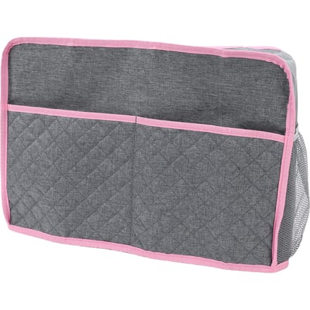 Opvouwbare Waterdichte Naaimachinehoes Stofhoes voor Naaimachine met Vakken voor Naaimachine Accessoires gray