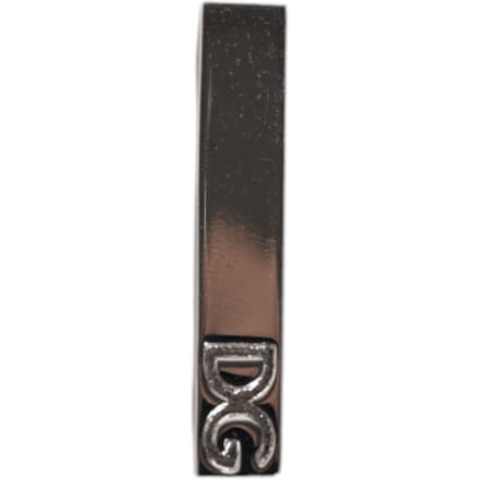 Zilveren Messing Logo Geklemd Stropdas Clip Bar