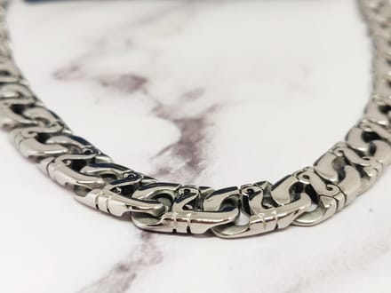 Mei's - Muse Mariner Chain - ketting heren- RVS zilver - 50 cm