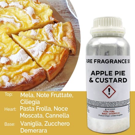 Pure geurolie met appeltaart- en vla-geur - 500 ml
