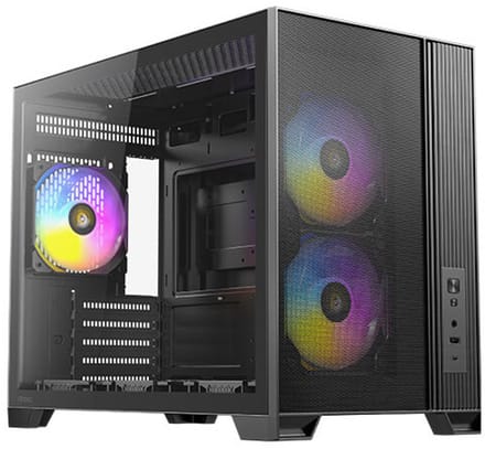 Antec FLUX M - Case - Minitower - Zwart