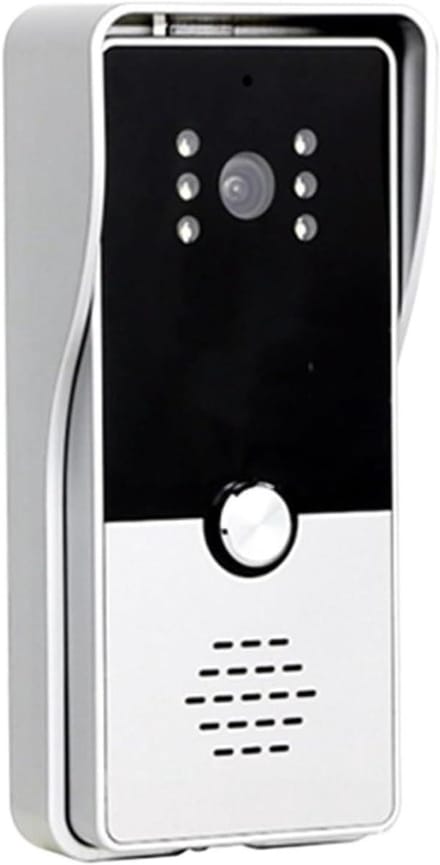 Video Intercom Systeem - Deurbel Camera - Veiligheid Thuis - Bidirectionele Communicatie - 7 Inch Scherm - Zwart