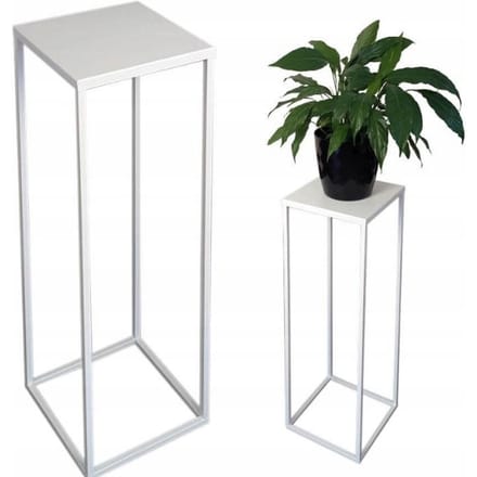 Moderne Plantenbak Loft Wit Simple 003/K-12-1P-70B
