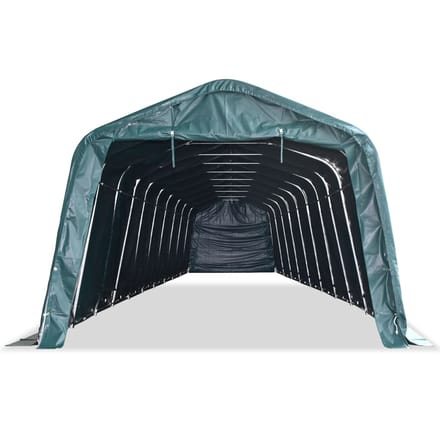 vidaXL - Veetent - verwijderbaar - 550 - g/m² - 3,3x16 - m - PVC - donkergroen