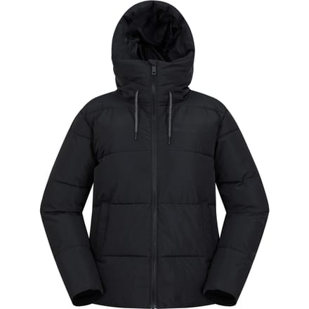 Mountain Warehouse Dames Toasty Korte Gewatteerde Jas (Zwart)