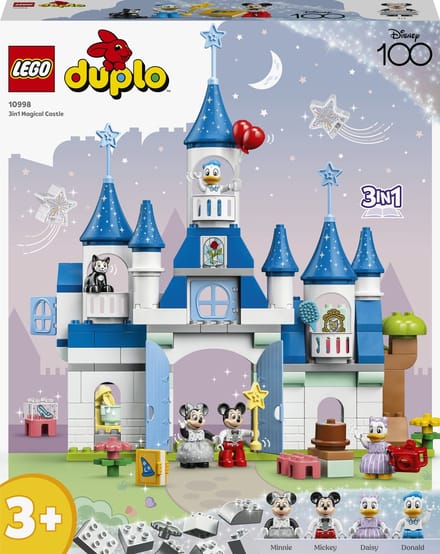 LEGO 10998 DUPLO Disney 3 in 1 Magisch Kasteel Bouwbaar Speelgoed Voor Peuters met Mickey Mouse