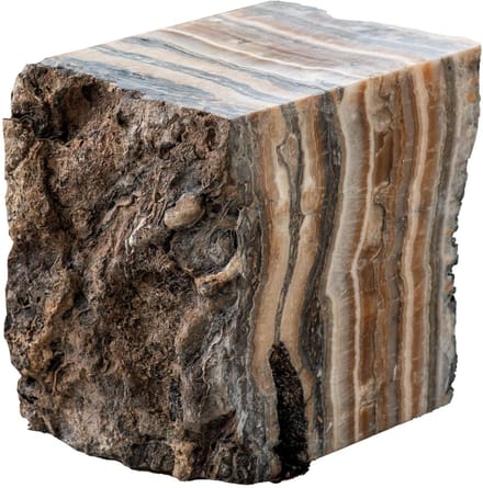 PTMD Keydan Natural Onyx Lapis Pedestal With Rough Side