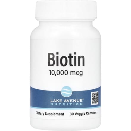 Lake Avenue Nutrition, Biotine, 10.000 mcg, 30 vegetarische capsules
