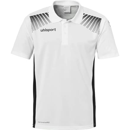 Uhlsport Goal Polo Shirt Wit-Zwart Maat 152