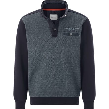 Babista herren Sweatshirt - 44/46 - donkerblauw - Plus Size