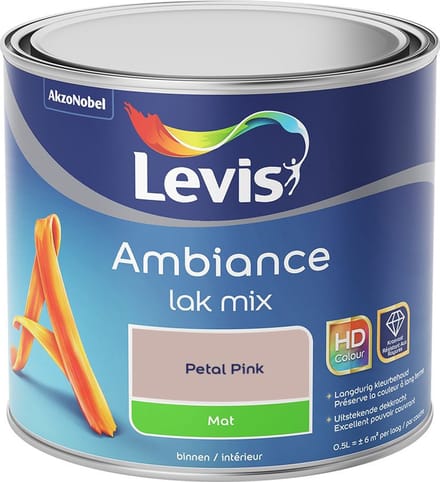Levis - Ambiance Lak Mat Mix - Petal Pink - Mengverf - 0,5 L