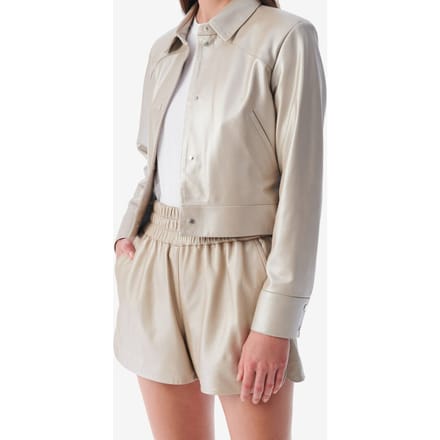 IRO Paris Kenan Jacket Pearly Beige Taglia: 40 | Giacche di pelle Outlet | Donna | Marrone