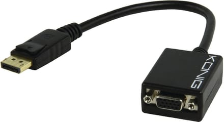 Displayport -VGA kabel mannelijk - vrouwelijk 0,20 m