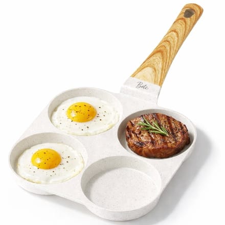 BOTC Pannenkoekenpan - Pancake Pan - Omeletpan - Omeletmaker - Anti aanbak - 4 vakjes