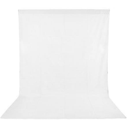 Écran de fond de toile de fond en tissu non tissé, vidéo de Studio de photographie 1.6*3m/ 5.2 * 9.8ft blanc