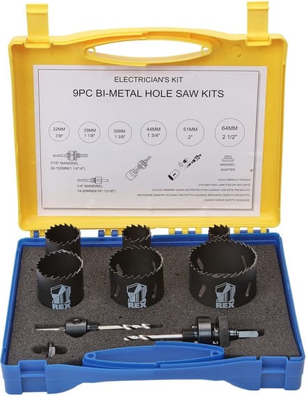 Rex 9-delige gatzagenset - 3268802