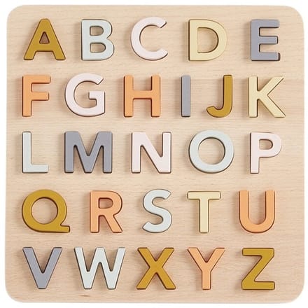 kid's concept - abc houten puzzel
