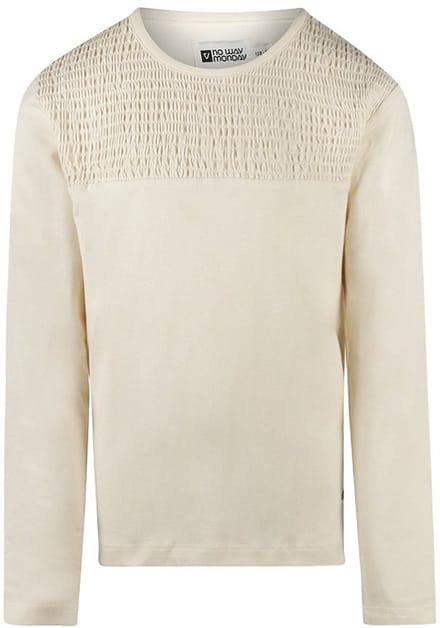 No Way Monday Meisjes T-shirt - Off white