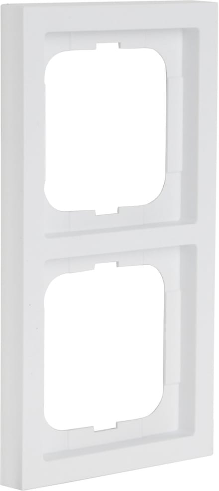 Busch-Jaeger Future linear afdekraam - inbouw - 2-voudig - verticaal/horizontaal - mat wit
