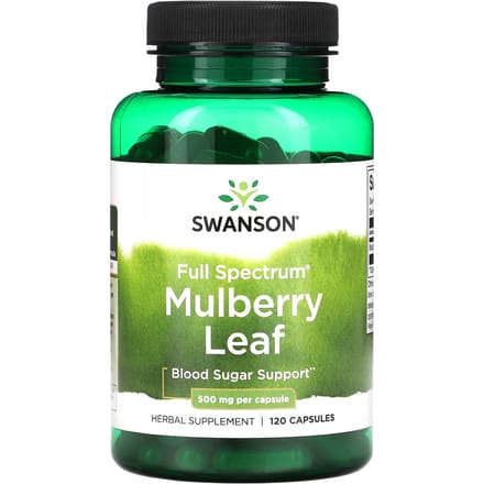 Moerbeiblad, 500 mg, 120 capsules