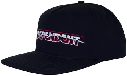 Independent Barhouse Ripped Snapback Structured Pet Blauw Man,Vrouw