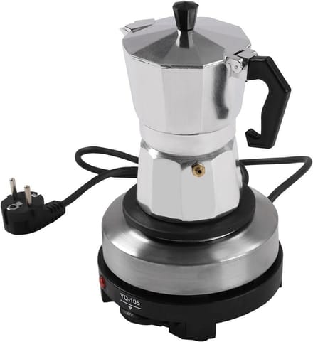 Koffiezetapparaat - Espressomaker Moka - Aromatische Koffie - Instelbare Temperatuur - 150 ml - Wit