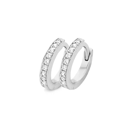 Blush 7129WZI  oorring-  Witgoud - 1,15cm