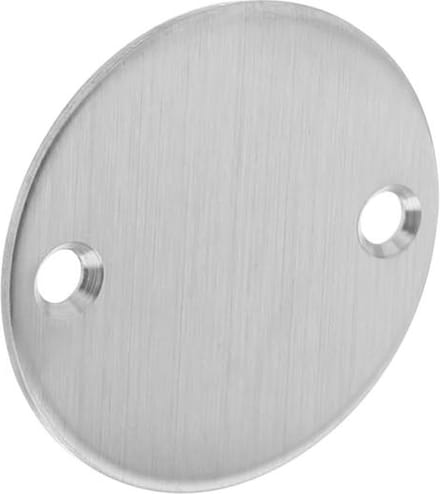 Intersteel Rozet rond plat 50 mm blind rvs geborsteld