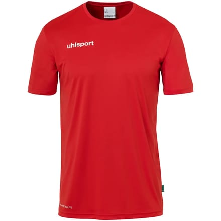 Uhlsport Essential Functioneel T-Shirt Heren - Rood / Wit | Maat: S