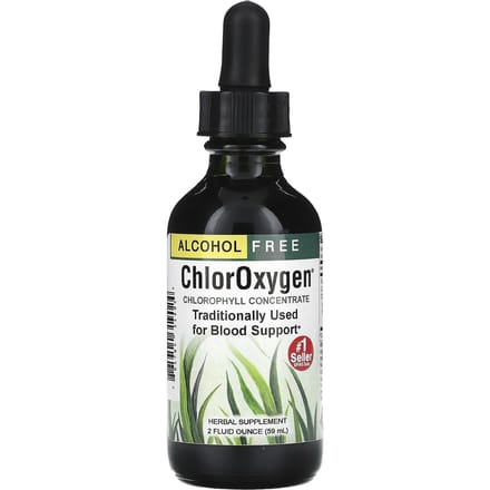 Herbs Etc., Chloroxygen®, Chlorofylconcentraat, Alcoholvrij, 59 ml (2 fl oz)