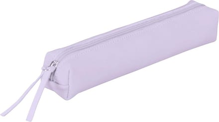 Leren etui slim 19,5 x 2,5 x 4 cm in lila