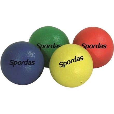 Spordas foam ballen set 70mm - gekleurde speelballen voor kinderen.