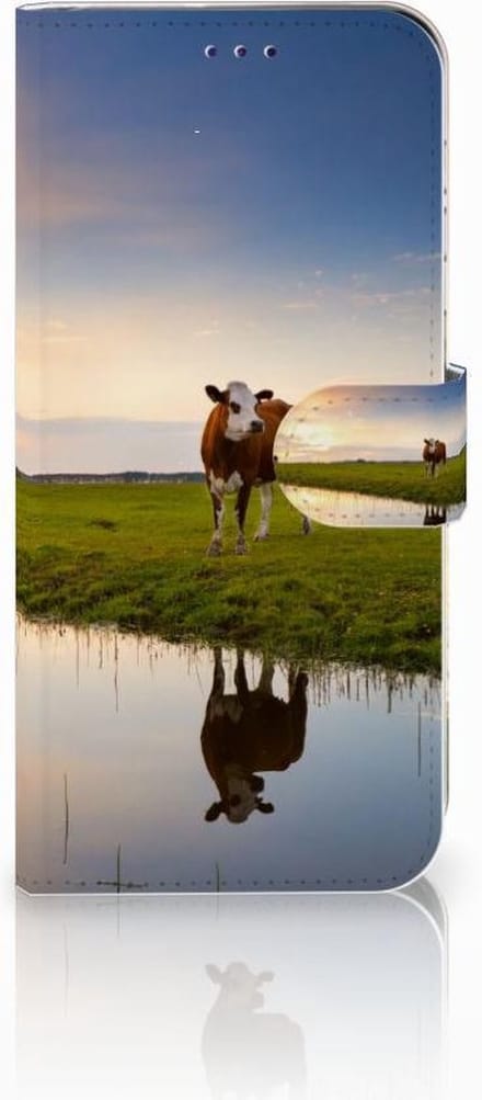 Samsung Galaxy A50 Telefoonhoesje met Pasjes Koe