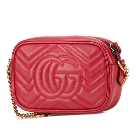 Gg Marmont Camera Bag Leer